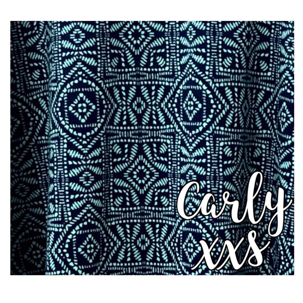 🚫SOLD🚫LuLaRoe Carly - Beach Water Blues! 🌊 - Picture 2 of 2